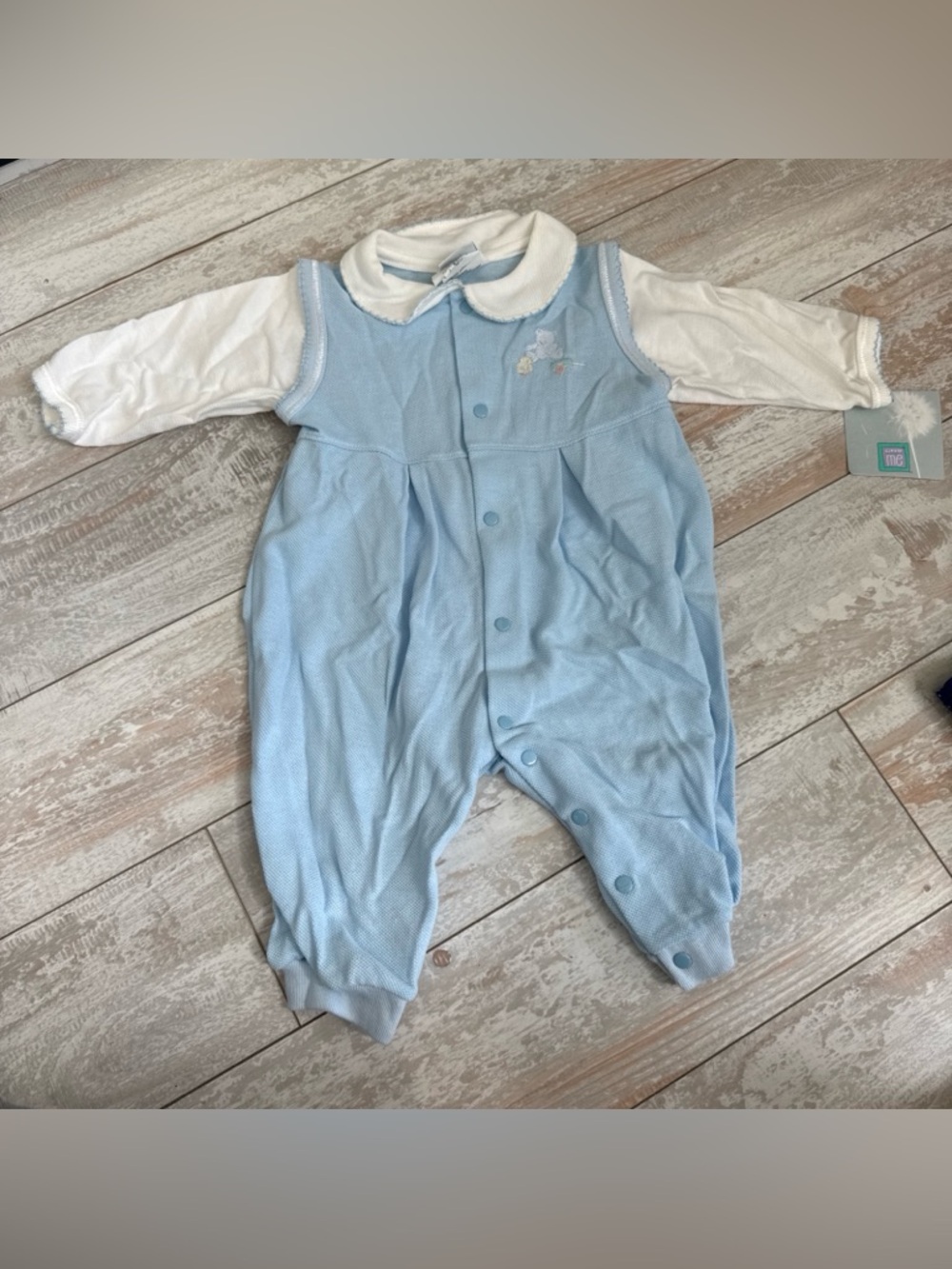 Little Me Vintage 90s 3-6mos Romper One Piece NEW